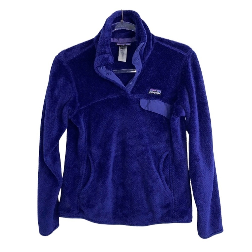 Patagonia Women’s Size XS Purple Re-Tool Snap-T Underwater Pullover Fleece